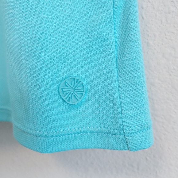 Lilly Pulitzer Luxletic Martina Polo Celestial Blue Top Sz XS. Like NEW!! - Picture 2 of 8
